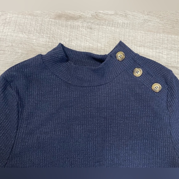 Navy above the knee sexy bodycon stretchy dress - Picture 5 of 5